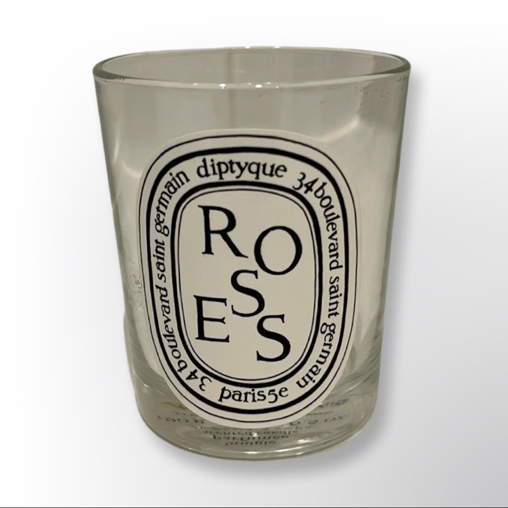 Empty Diptyque Roses Glass